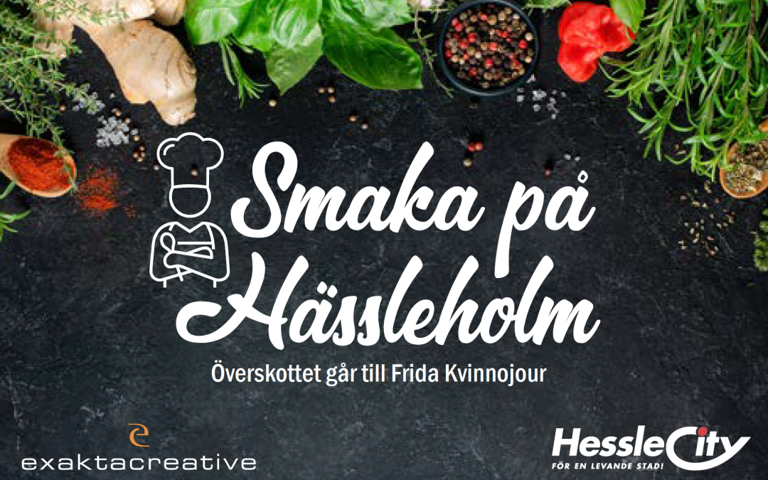 Smaka på Hässleholm- häftet för en god sak